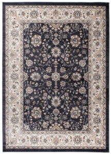 Tapis Colorado Classique Noir Crème