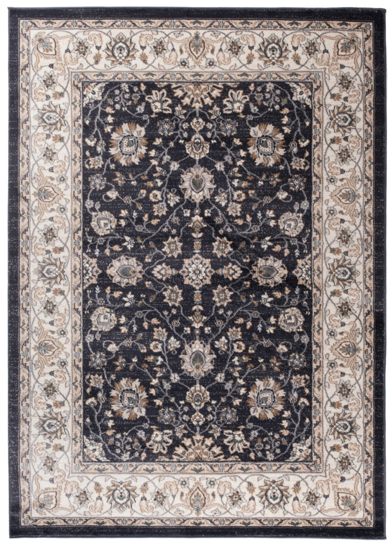 Tapis Colorado Classique Noir Crème