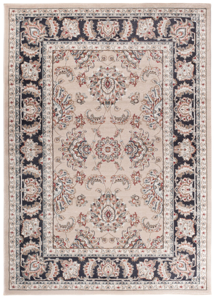 Tapis Colorado Traditionnel Beige Gris Rouge