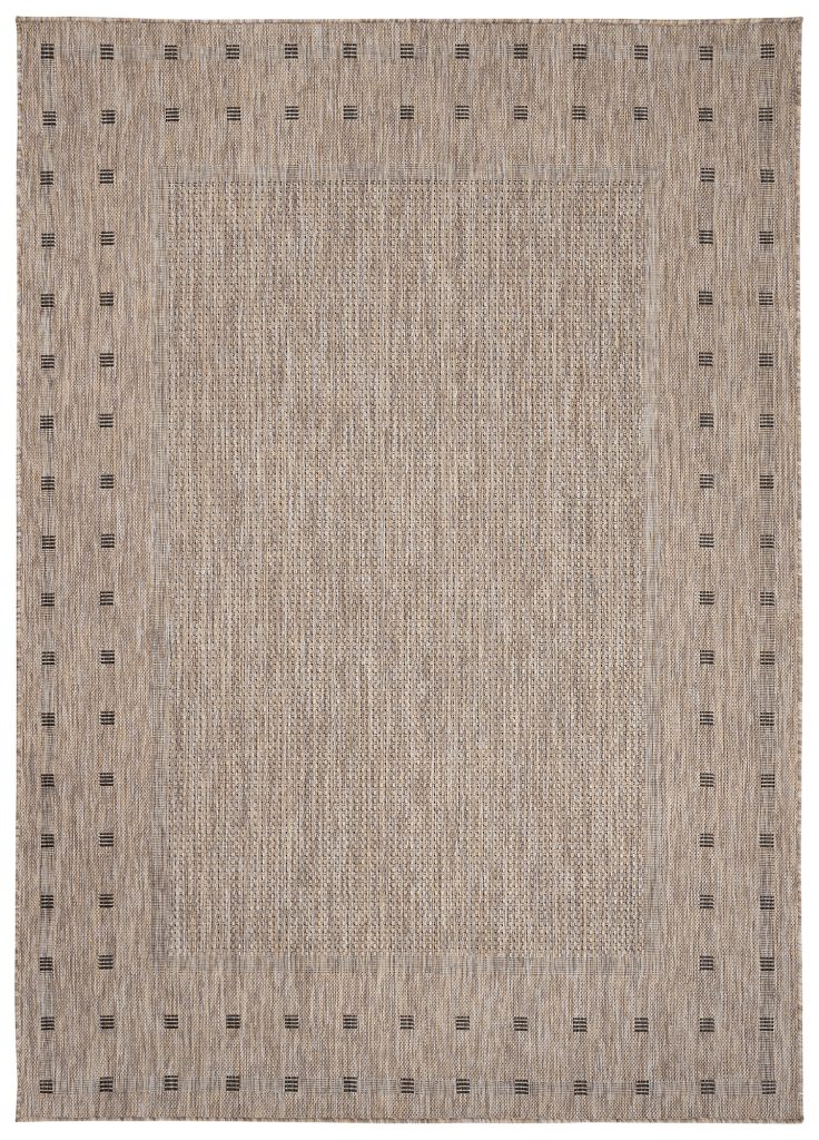 Tapis Melissa Marron Bordure Intérieur Extérieur