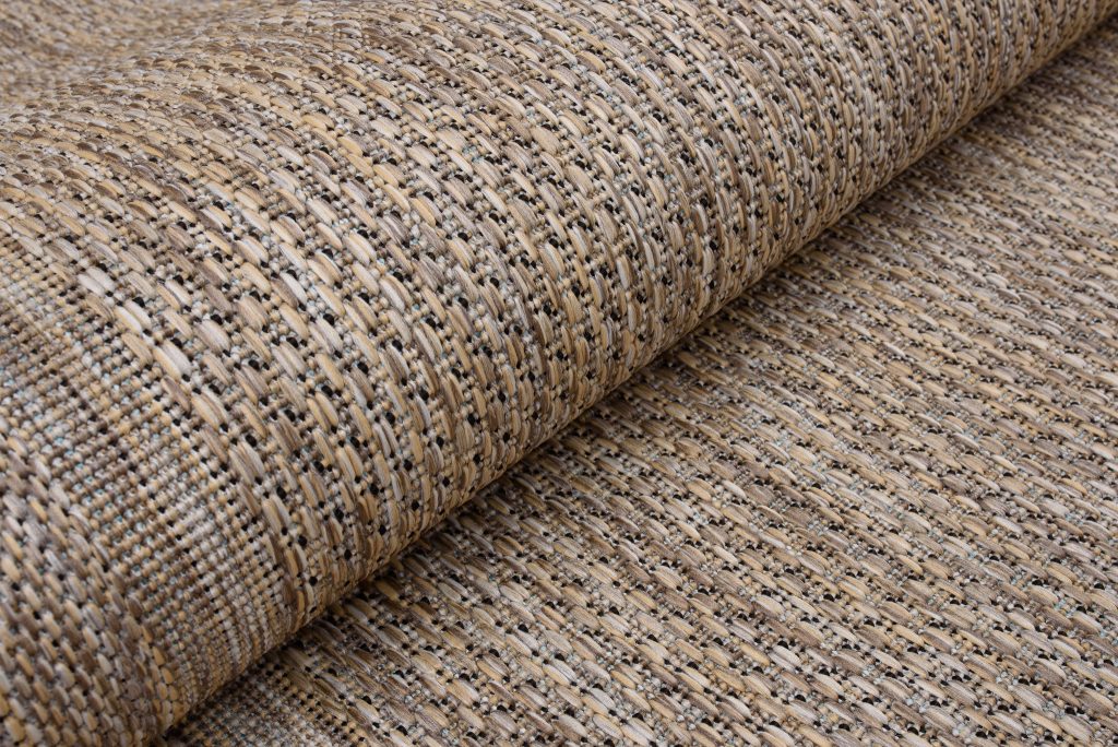 Tapis Melissa Marron Bordure Intérieur Extérieur