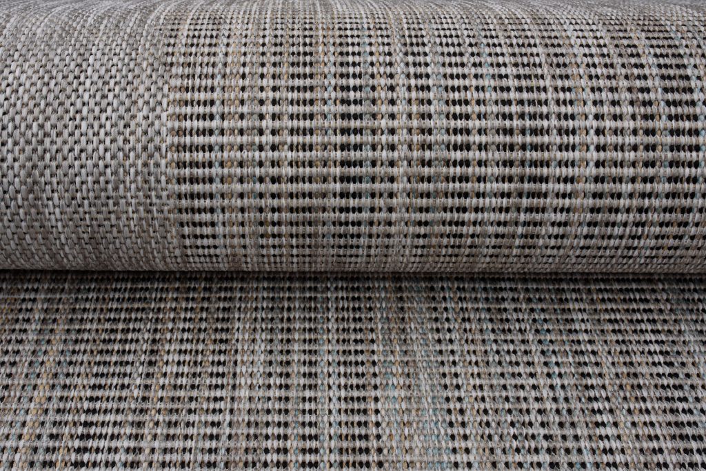 Tapis Melissa Gris Noir Géométrique Intérieur Extérieur