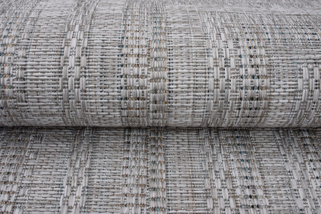 Tapis Melissa Gris Moucheté Géométrique Intérieur Extérieur