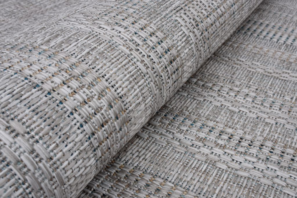 Tapis Melissa Gris Moucheté Géométrique Intérieur Extérieur