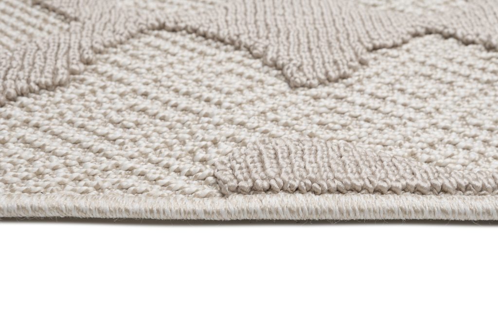 Tapis Timber Intérieur Extérieur Beige Géométrique Ethnique