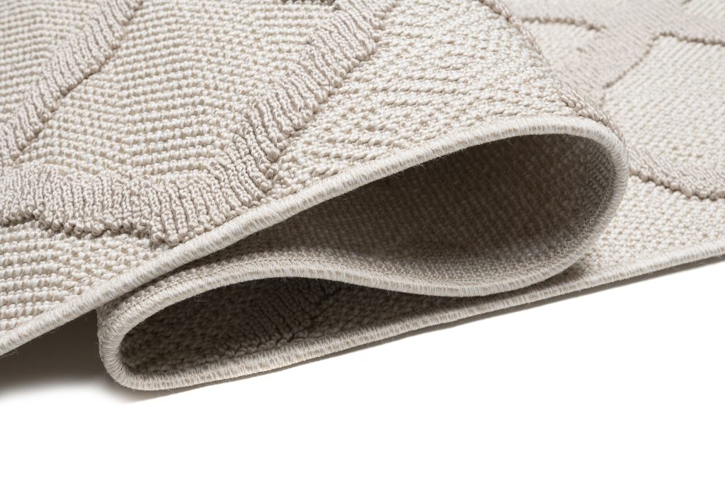 Tapis Timber Intérieur Extérieur Beige Géométrique Ethnique