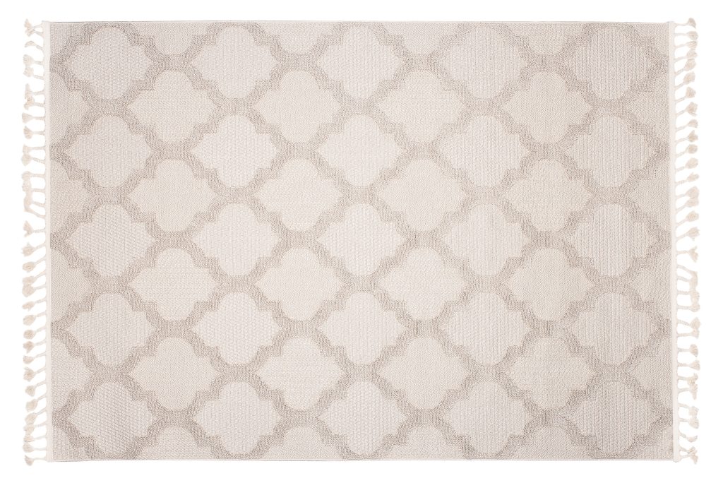 Tapis Timber Intérieur Extérieur Beige Marocain Treillis