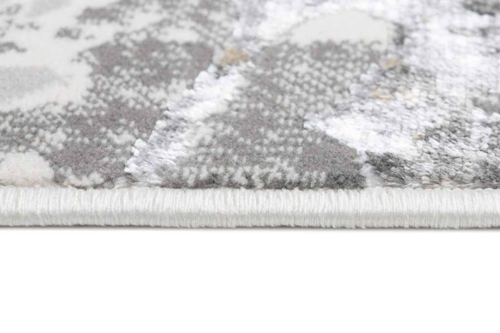 Tapis Golden Gris Crème Abstrait