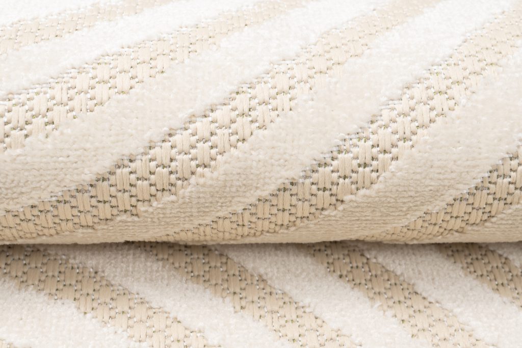 Tapis Extérieur Patio Crème Moderne
