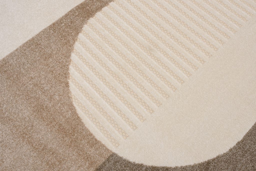 Tapis Extérieur Patio Crème Marron