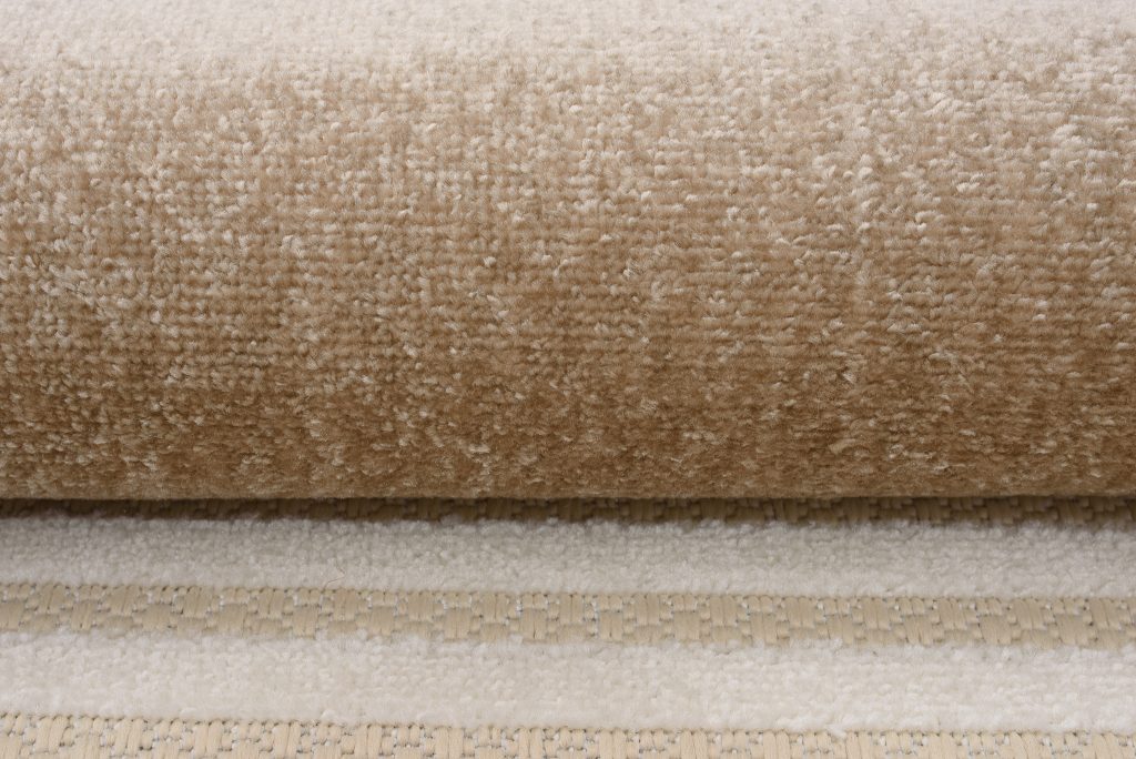 Tapis Extérieur Patio Crème Marron