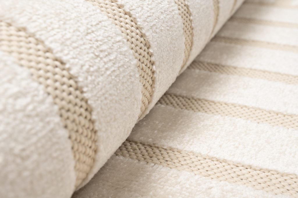 Tapis Extérieur Patio Crème Rayé