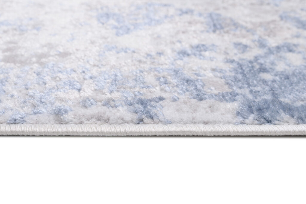 Tapis Sky Bleu Gris Moderne Abstrait