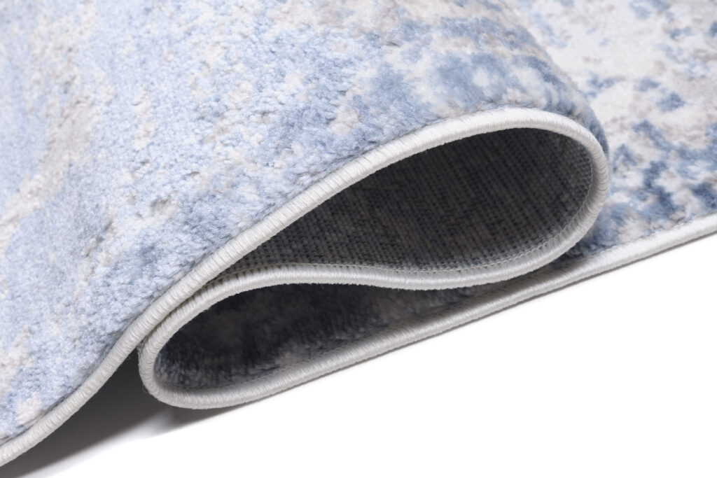 Tapis Sky Bleu Gris Moderne Abstrait