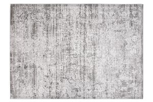 Tapis Hera Gris Foncé Crème Ornamental Effet 3D