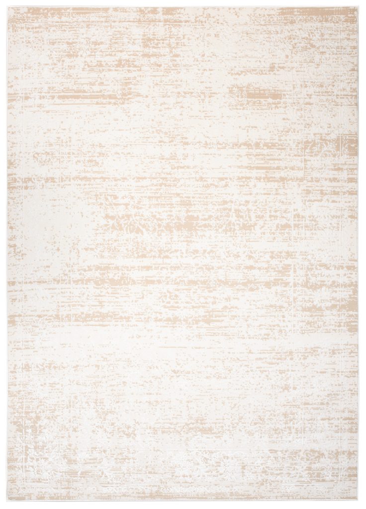Tapis Hera Crème Beige Clair Ornamental Effet 3D