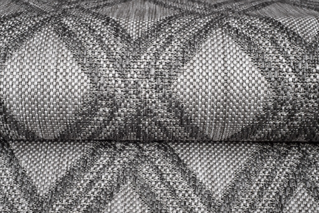 Tapis Capri Extérieur Intérieur Moderne Gris Marocain Robuste Sisal