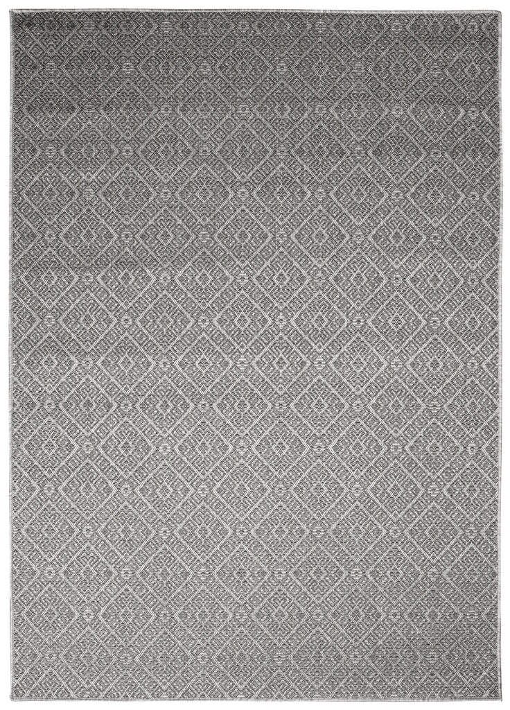Tapis Capri Extérieur Intérieur Moderne Gris Marocainl Robuste Sisal
