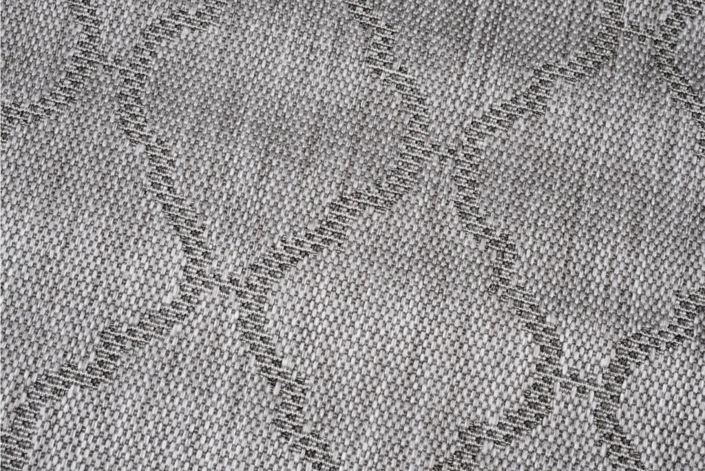 Tapis Capri Extérieur Intérieur Moderne Gris Treillis Robuste Sisal