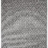 Tapis Capri Extérieur Intérieur Moderne Gris Marocain Robuste Sisal