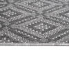 Tapis Capri Extérieur Intérieur Moderne Gris Marocain Robuste Sisal