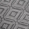 Tapis Capri Extérieur Intérieur Moderne Gris Marocain Robuste Sisal