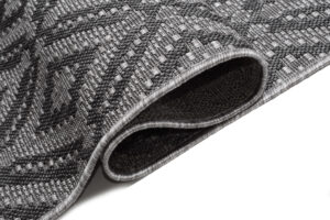 Tapis Capri Extérieur Intérieur Moderne Gris Marocain Robuste Sisal