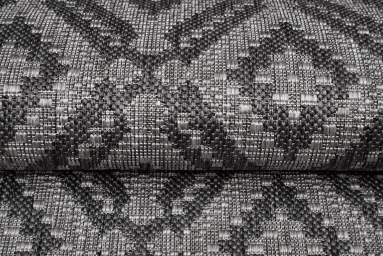 Tapis Capri Extérieur Intérieur Moderne Gris Marocain Robuste Sisal