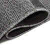 Tapis Capri Extérieur Intérieur Moderne Gris Rayé Résistant Sisal