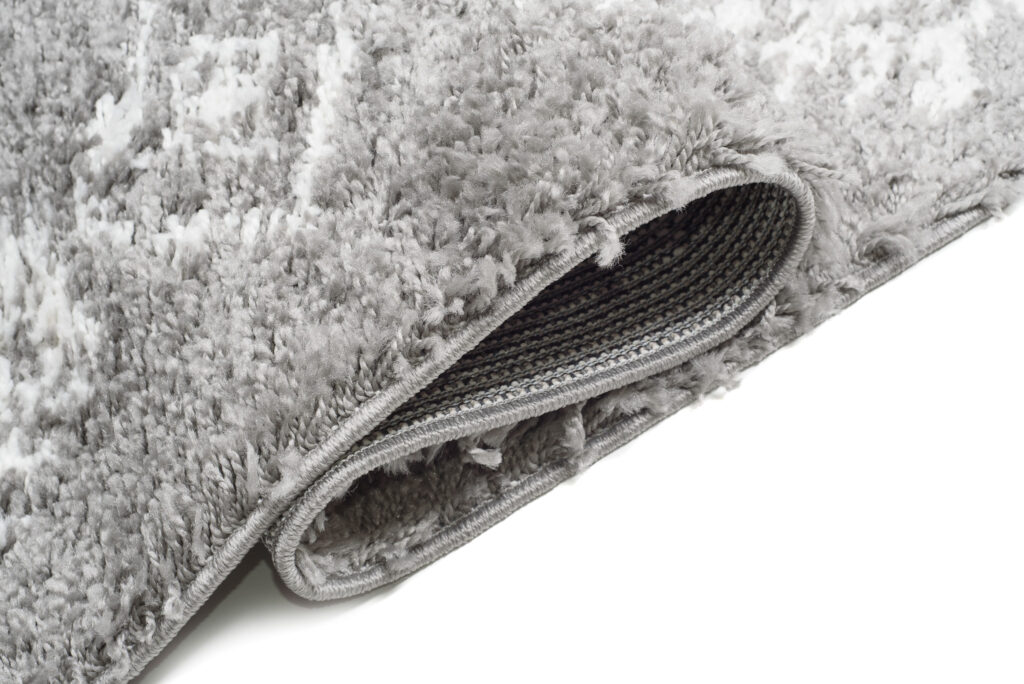 Carpet Runner Boho Shaggy Grey Cream Ethno Soft Fluffy Pile Fringes