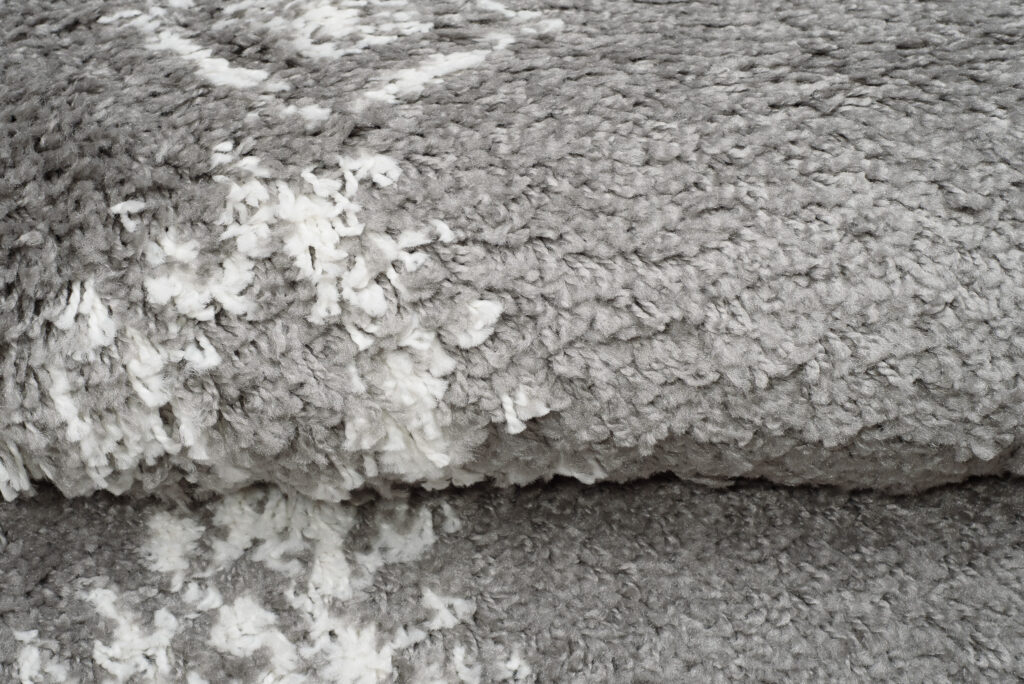 Carpet Runner Boho Shaggy Grey Cream Ethno Soft Fluffy Pile Fringes