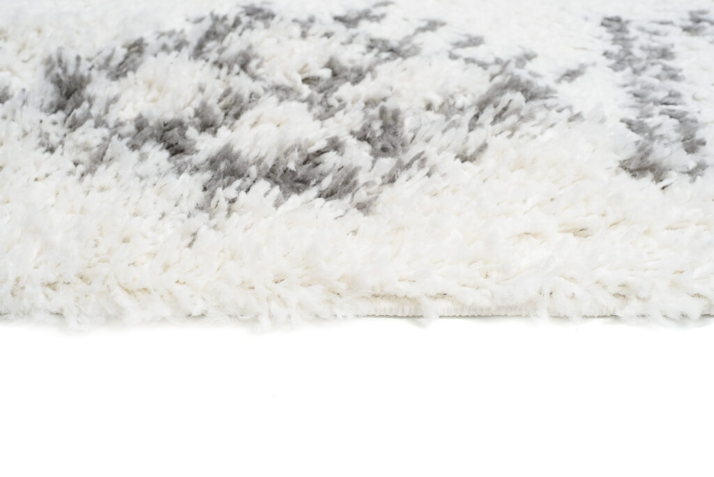 Carpet Runner Boho Shaggy Cream Grey Ethno Soft Fluffy Pile Fringes
