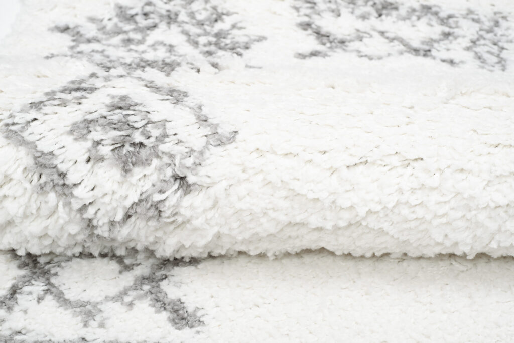 Carpet Runner Boho Shaggy Cream Grey Ethno Soft Fluffy Pile Fringes