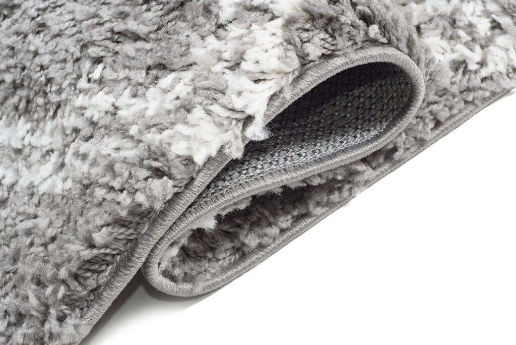 Carpet Runner Boho Shaggy Grey Modern Fringes Geometric Soft Fluffy