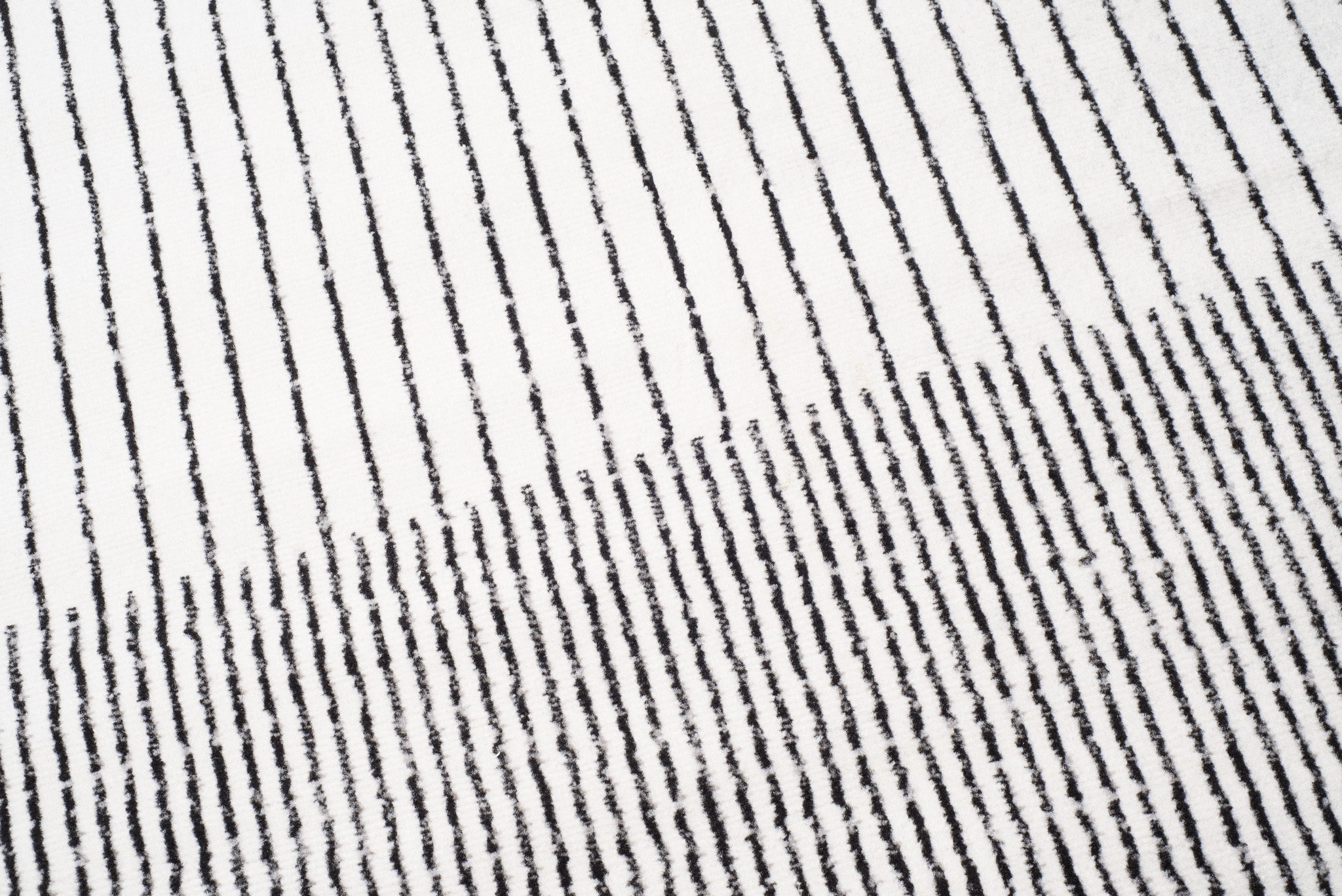 Tapis Juno Moderne Géométrique Rayures Cercle Noir Gris Crème Fin