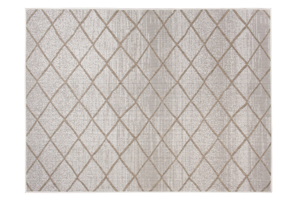 CAPRI Tapis Extérieur Intérieur Moderne Beige Marron Sisal