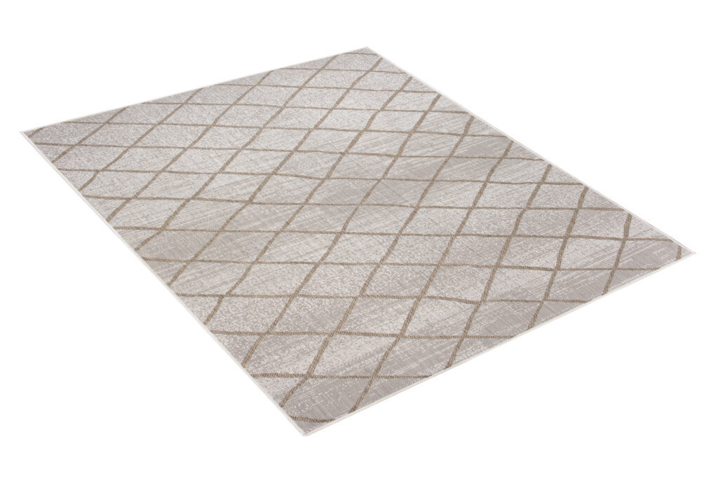 CAPRI Tapis Extérieur Intérieur Moderne Beige Marron Sisal