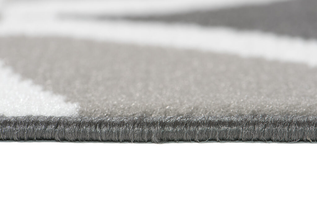 Tapis Maya Gris Géométrique Mosaïque