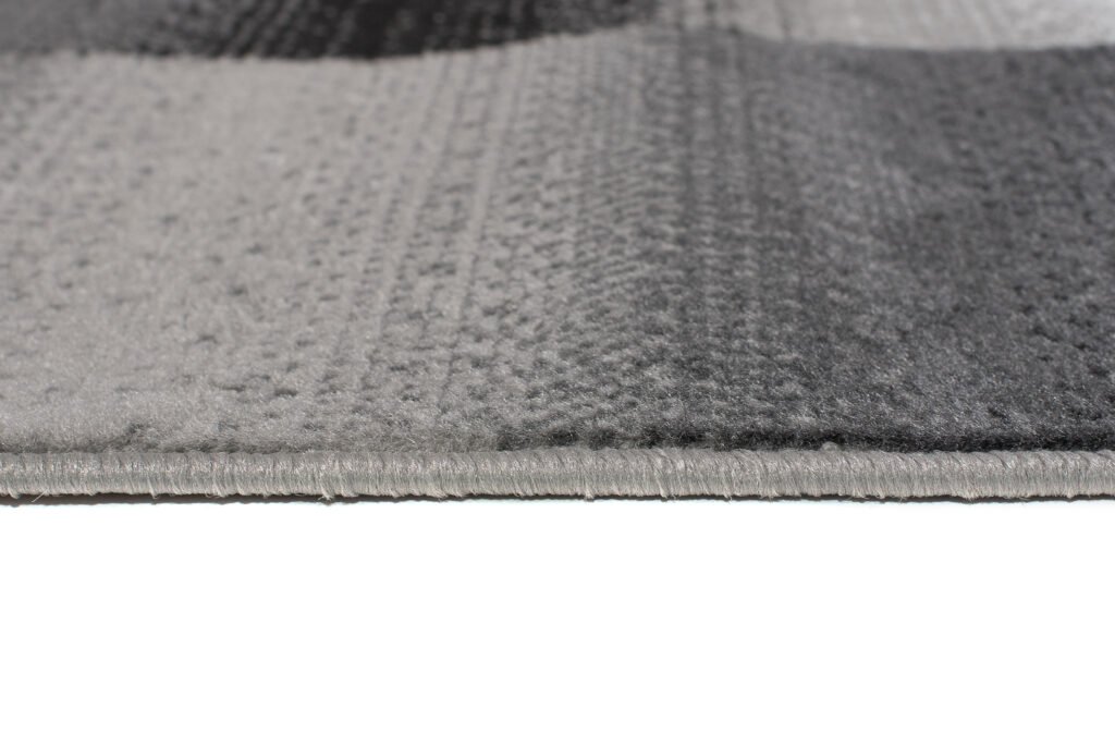 Tapis Maya Gris Jaune Rectangles
