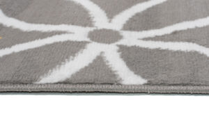 Tapis Maya Gris Jaune Géométrique Mosaïque