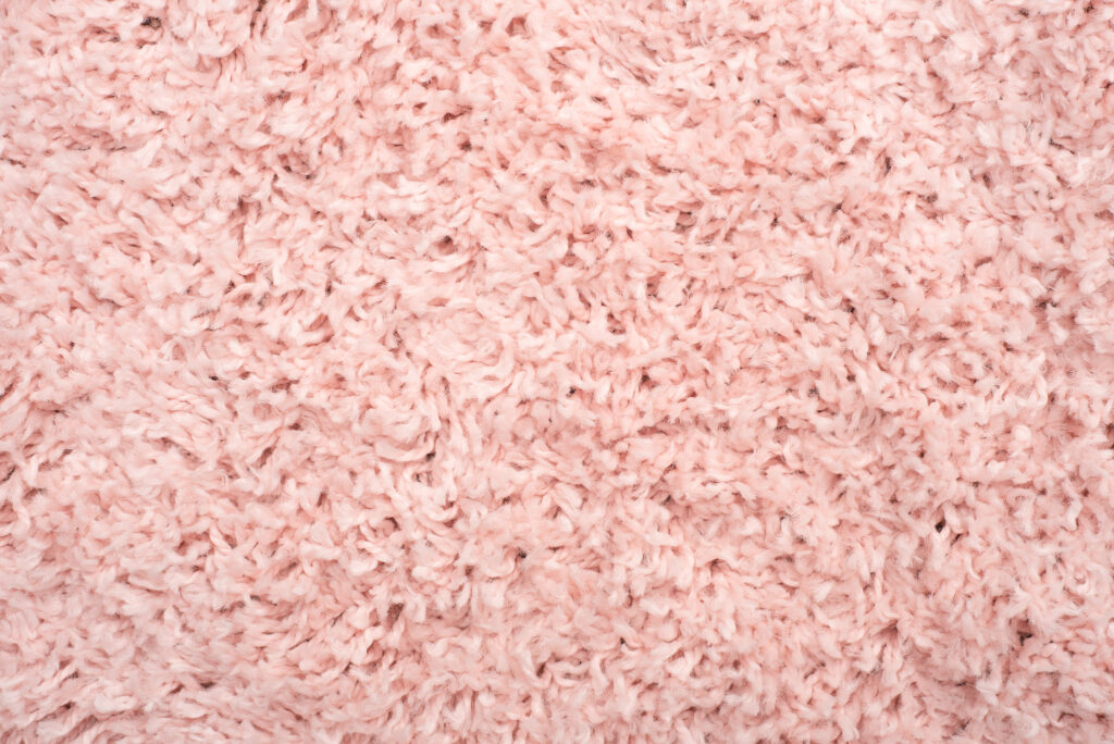 Tapis Boho à Franges Rose Shaggy