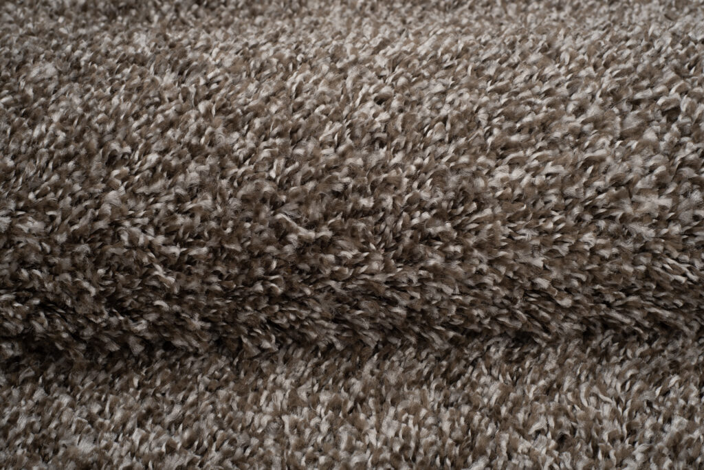 Tapis Boho à Franges Taupe Gris Shaggy