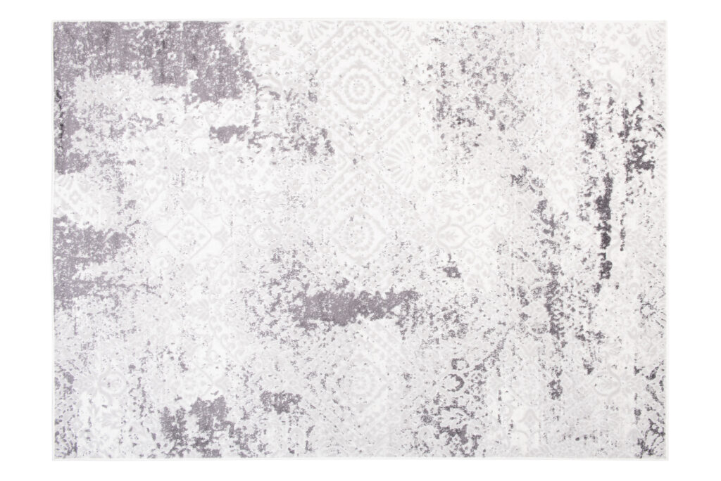 Tapis Sky Gris Crème Vintage Ornamental