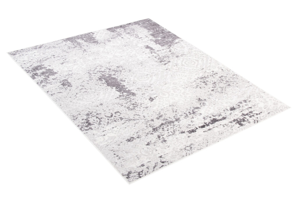 Tapis Sky Gris Crème Vintage Ornamental