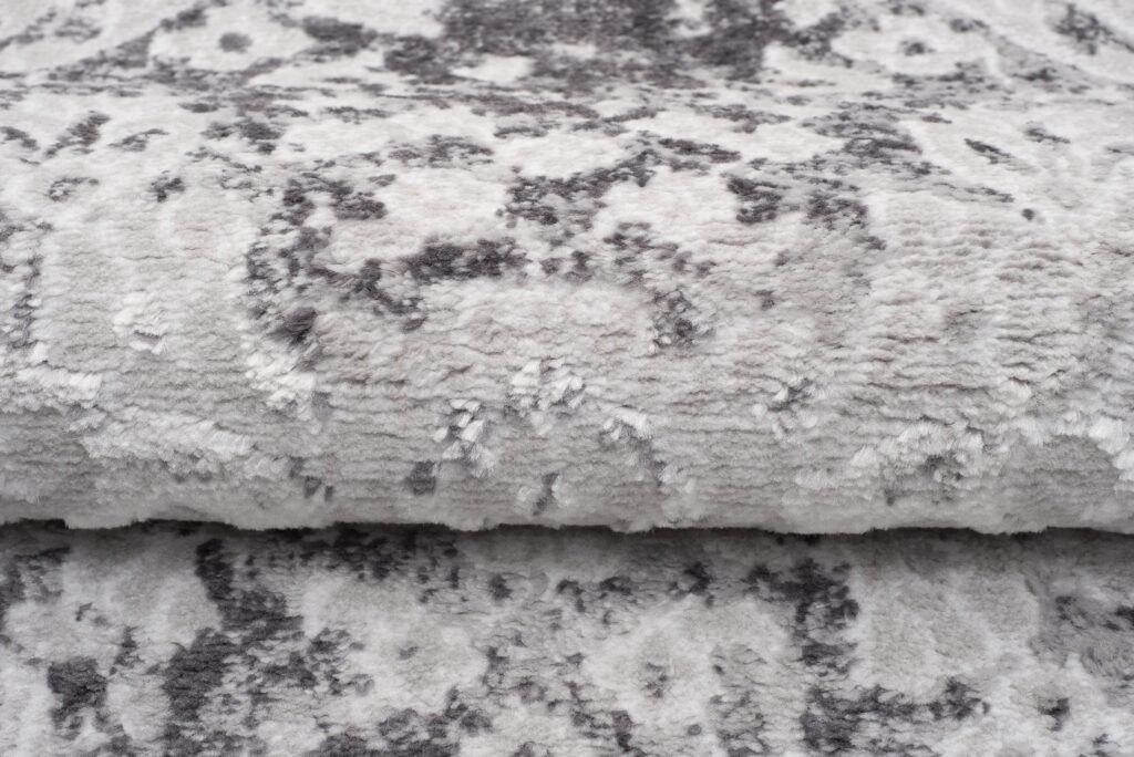 Tapis Sky Gris Crème Vintage Ornamental