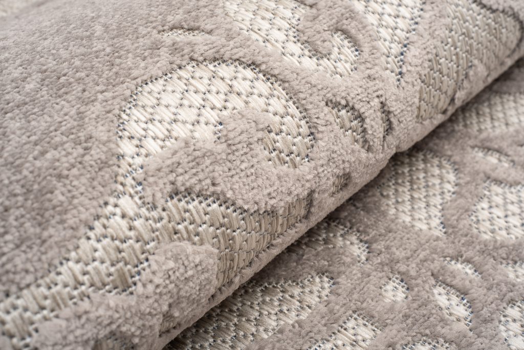 Tapis Extérieur Patio Gris Ornamental