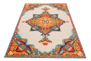 Tapis Extérieur Patio Multicolore Vintage