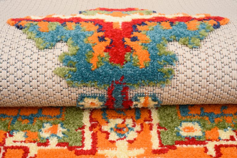Tapis Extérieur Patio Multicolore Vintage