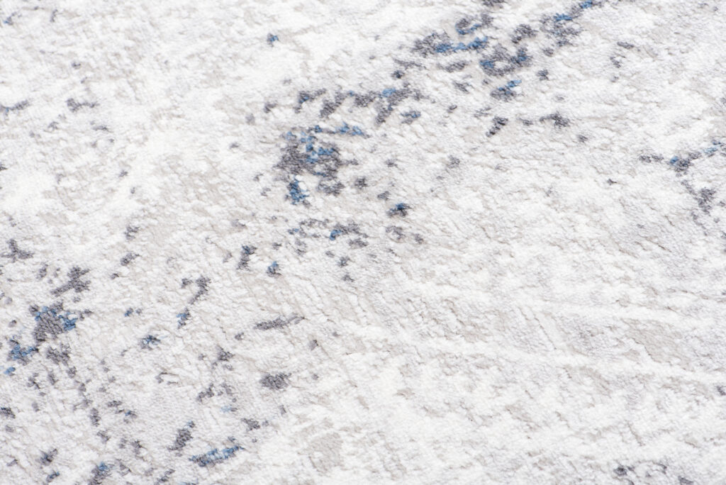 Tapis Sky Bleu Crème Vintage Losanges