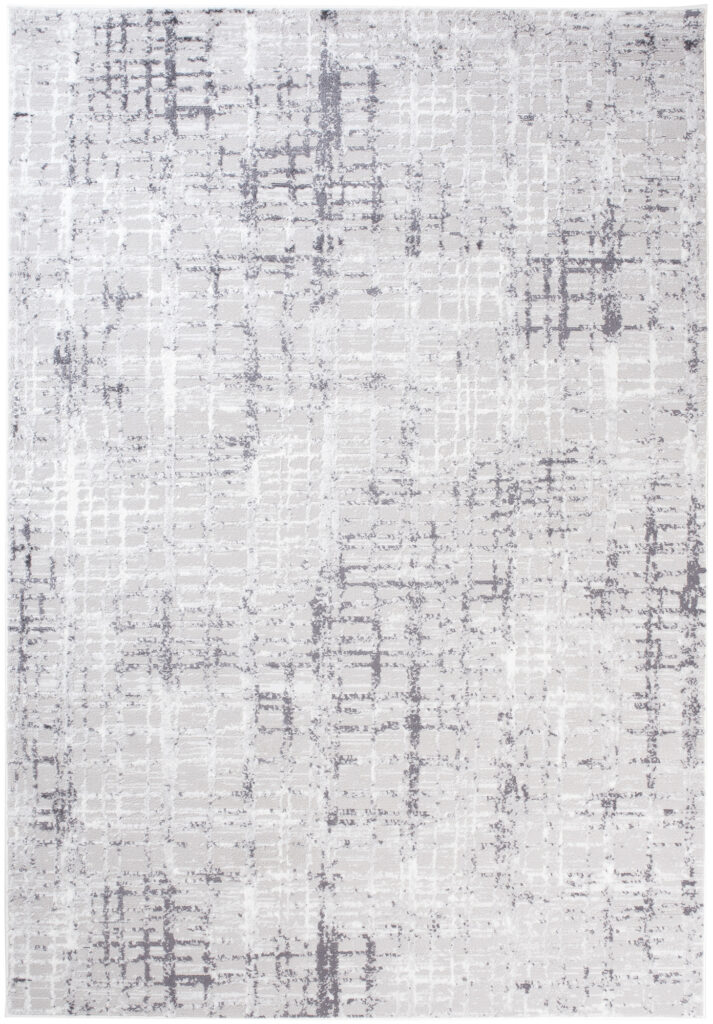 Tapis Sky Gris Moderne Carreaux